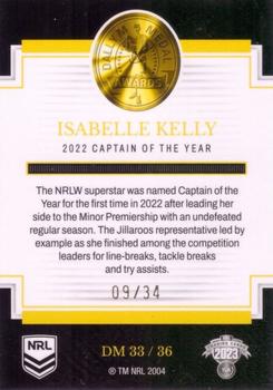 2023 NRL Traders Elite - 2022 Dally M Awards Priority #DM33 Isabelle Kelly Back